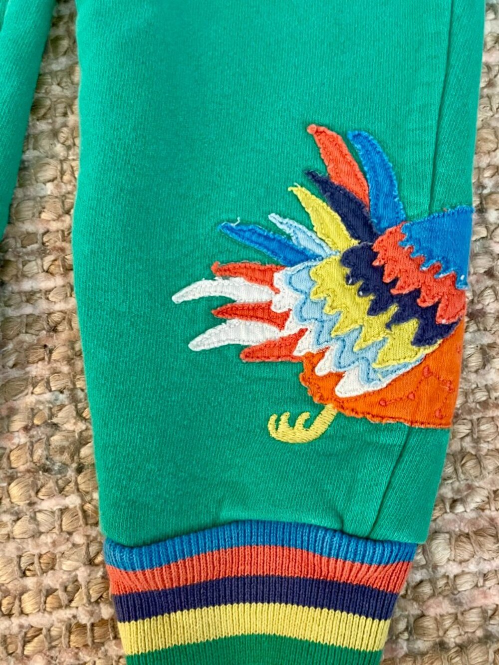 Mini Boden (2) Kids Toddlers Unisex Animal Sweatpants Green and Blue Size 3Y - Picture 12 of 15